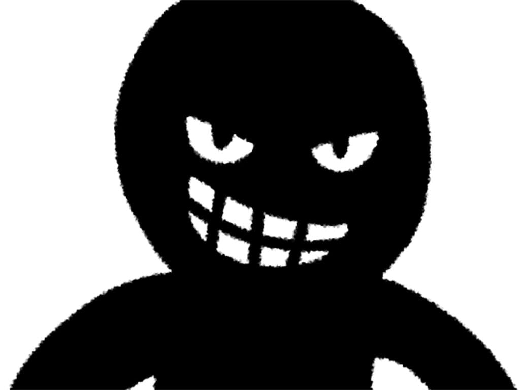 悪人のイメージ