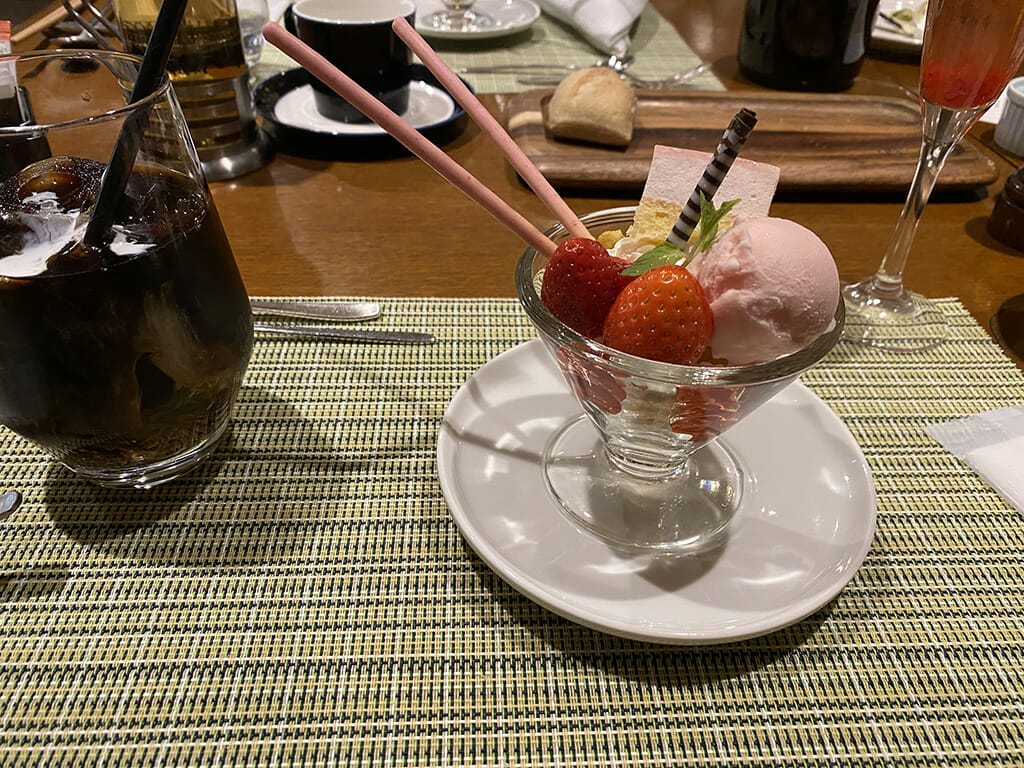 軽井沢マリオットホテルのディナー