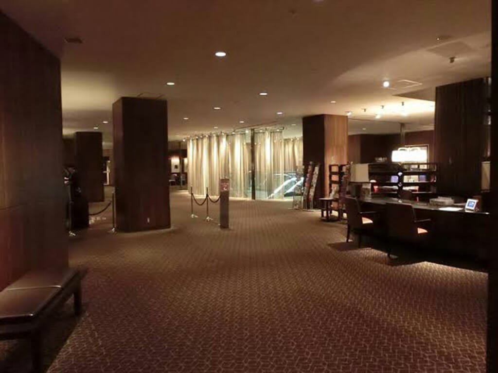 シェラトン都ホテル東京のフロント