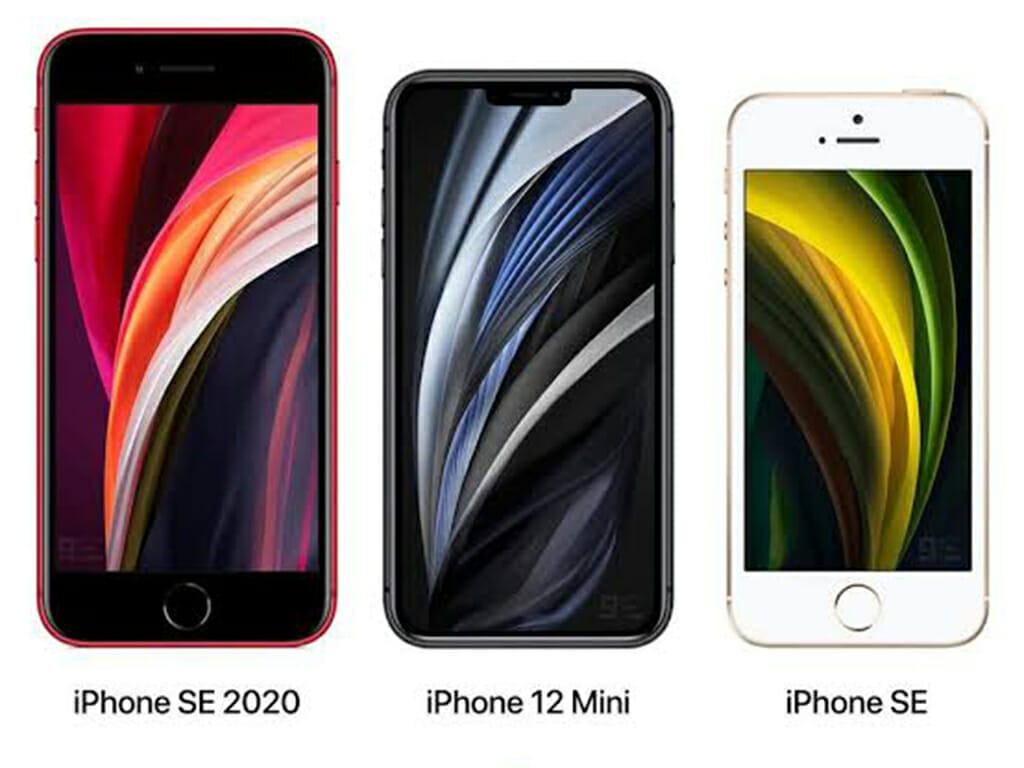 iPhoneのサイズ比較