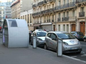 フランスの充電ステーション