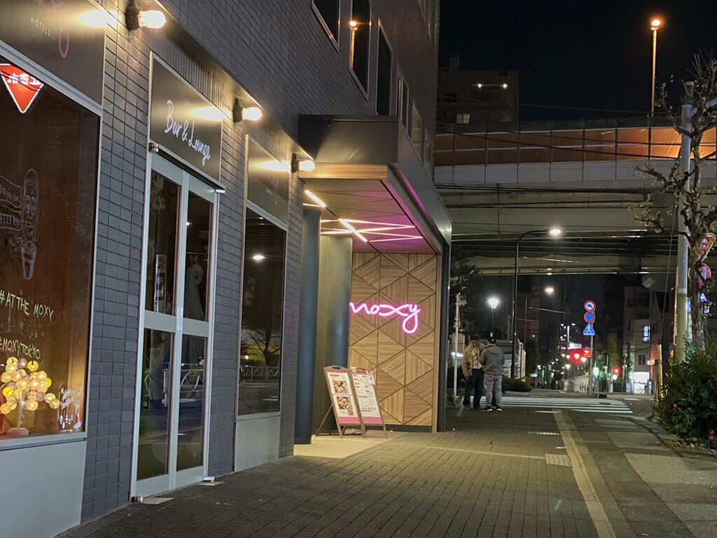 モクシー錦糸町のエントランス