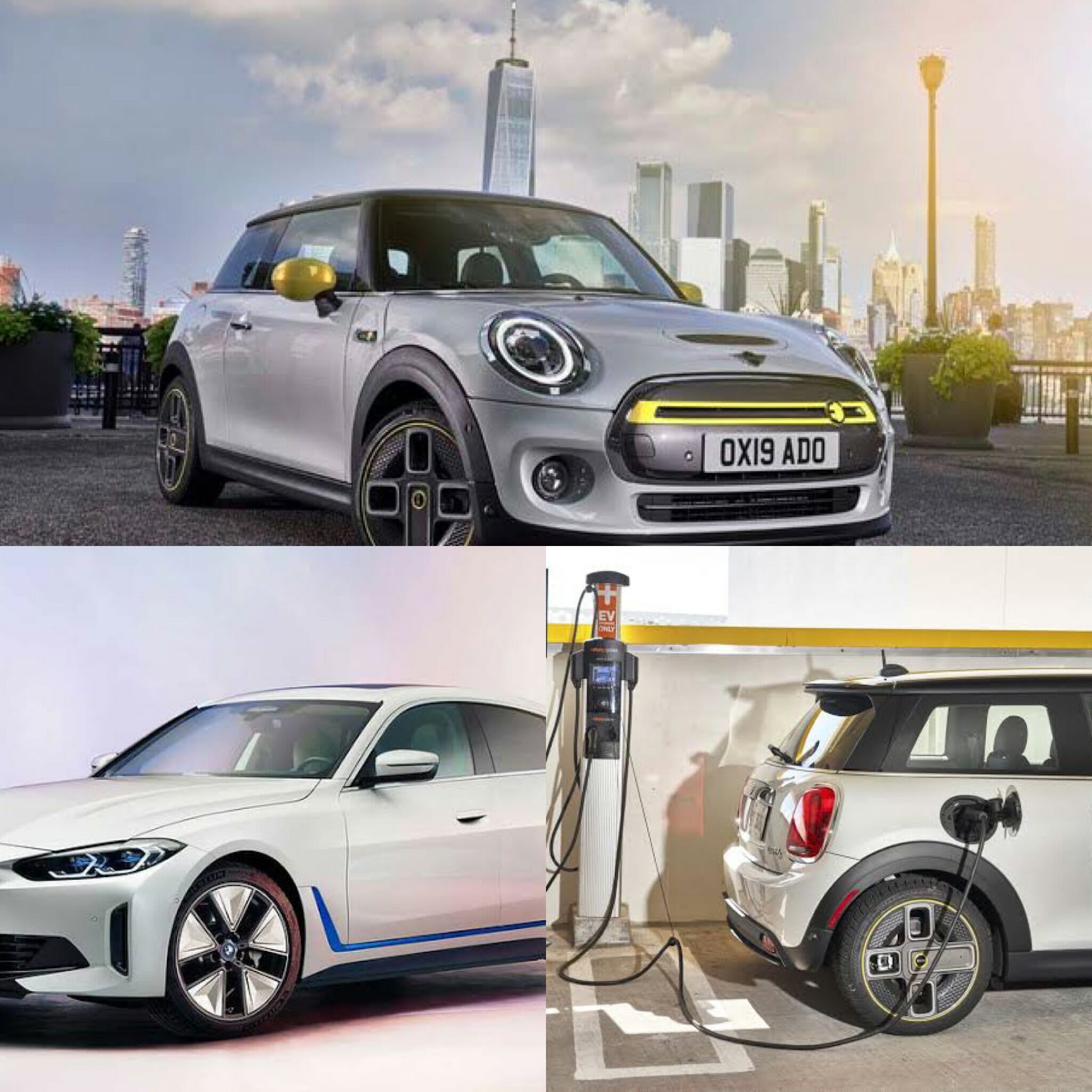 BMW「i4」とMINIcooperEV