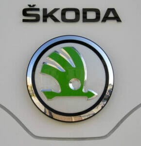 シュコダ（Skoda）のロゴ