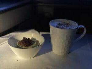 カタール航空QSuiteのデザート