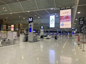 コロナ禍の成田空港第二ターミナル