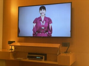 シェラトングランドホテル広島のテレビ