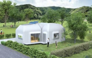 3Dプリンター住宅のイメージ