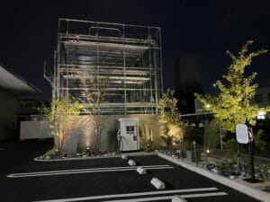 ヒョンデCXC横浜の駐車スペース