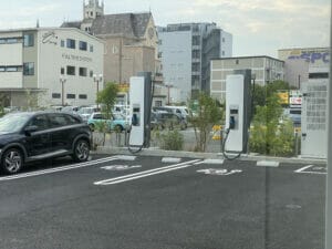ヒョンデCXC横浜の急速充電器
